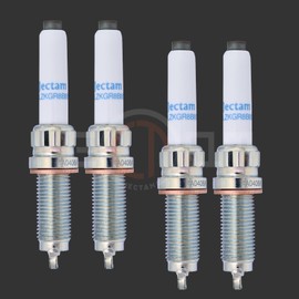 Jectam Platino Iridium Automotive Bujías de repuesto SILZKGR8B8S 12120040551 4 piezas compatibles con 230i 330i 340i 430i 440i 530i 540i 640i 740i X1 X2 X3 X4
