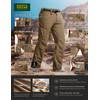 CQR Men's Quick Dry Tactical Pants, Water Resistant Outdoor Pants,