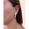 Mirlo Blanco - Juego de collar y aretes de alas