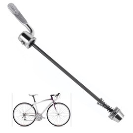 Steel Quick Release Skewer for Rear Mounted Trainers,Quick Release Skewer for Bike Trainer,Standard Bike Wheel Skewers Rod Lever for Turbo Trainer,Indoor Trainer,Riding(Silver)