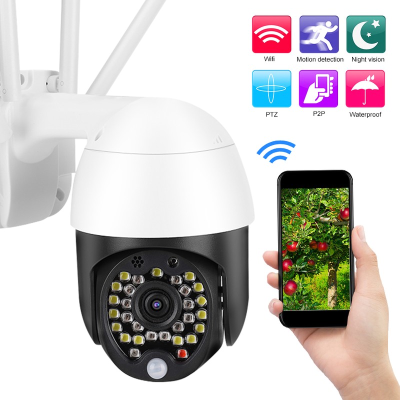 1in Mini Waterproof 1080P HD Dome Camera Motion Detection Wireless