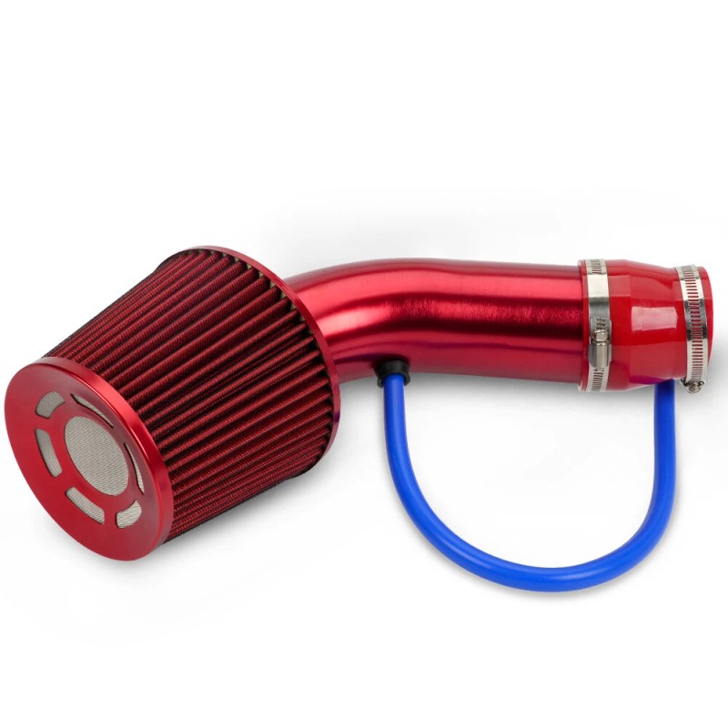 BARTOO Red Performance 3" Universal Cold Air Intake Induction Hose