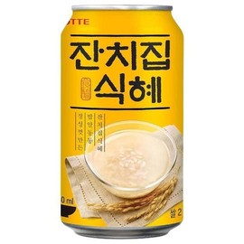 Lotte Chilsung Janchijip Sikhye 340ml x 24 cans (35411457) / 롯데칠성 잔치집 식혜 340ml x 24캔 (35411457)