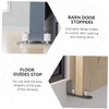 SHINEOFI 1Pc Floor Guide Swing Stop for Barn Doors Durable