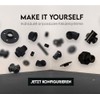Malleable Cast Iron End Cap DIY Fitting for Furniture Clothes