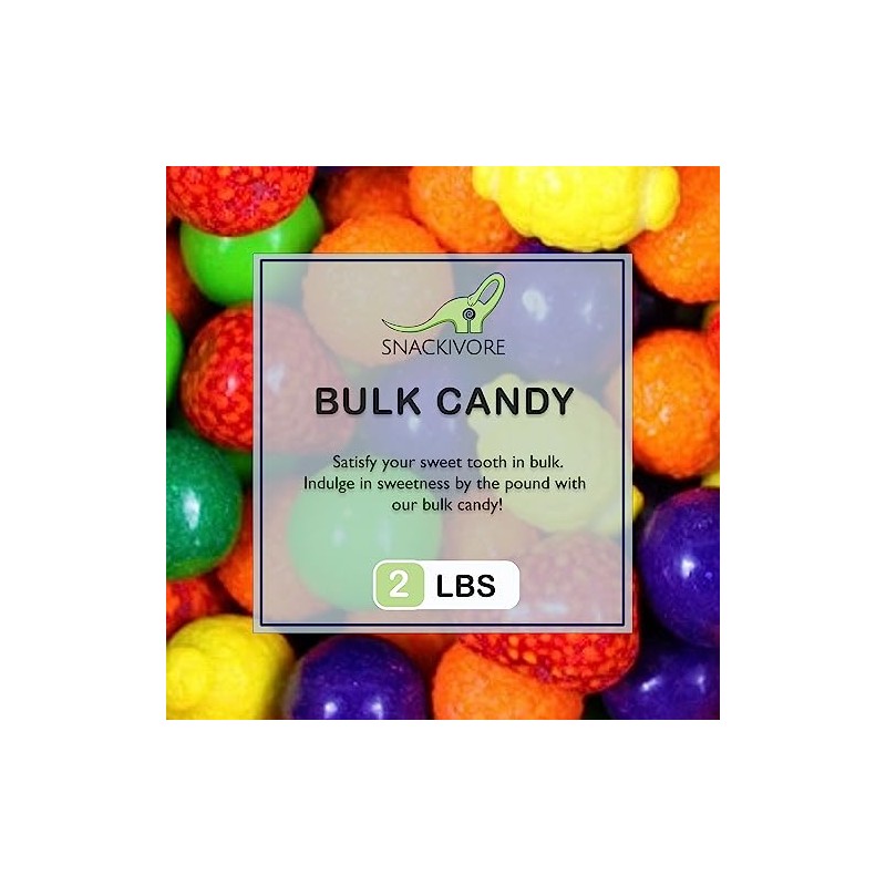 Seedling Gumballs Bulk 2LB Bag of Seedling Fruit Shaped Gum