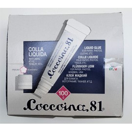 COCCOINA 100 Gram (3.52 oz) Italian Liquid Glue - Coccoina 81 (1)