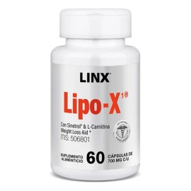 Quemador Grasa Termogénico Lipo-x1  Linx Pérdida De Peso Sabor Sin Sabor                                                                              