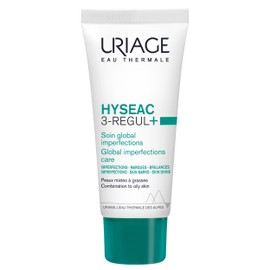 Uriage Hyseac 3-regul 40ml - Cuidado global panti-imperfecciones con ácido salicílico y AHA - Sin parabenos y oil free, no comedogénico - recomendado 
