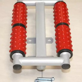 Unknown 어깨 회전 운동 벽걸이형 지름 운동기 팔돌리기 90cm 홈트 팔운동 [F. 2륜 백마사지] Shoulder Rotation Exercise Wall-Mounted 90cm Arm Rotation Home Workout [F. 2-Wheel Back Massage]