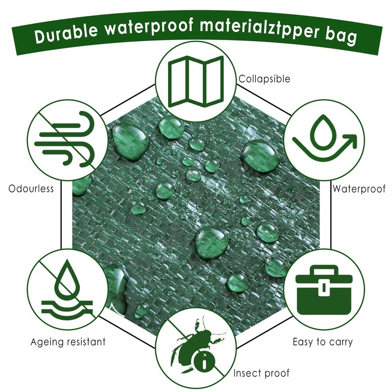 XIMEY Christmas Tree Storage Bag, 180 cm, Green Christmas Tree