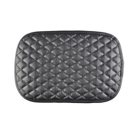 jingfei Universal Console Lid Cover,PU Leather Console Armrest Cushion Pad Protector for Vehicle, SUV, Truck, Car