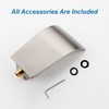 AZOS High Flow Tub Spout Wall Mounted Bathtub Faucet Filler