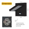 Lustrlach Outdoor Motion Sensor Wall Light LED Exterior Lighting Fixture