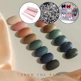 classic nail From the Nail Satin Glitter Gel + 30 parts / 프롬더네일 새틴 글리터젤+파츠 30개