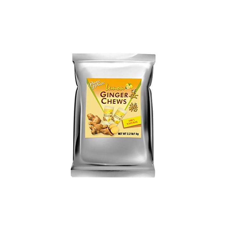 Prince of Peace Ginger Chews with Lemon, 2.2lb/1 kg. –