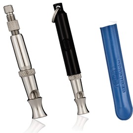 HERM SPRENGER Silbato de entrenamiento para perros para detener ladridos – Control de corteza de frecuencia ajustable silencioso ultrasónico herramienta de entrenamiento | El original – Fabricado en Alemania