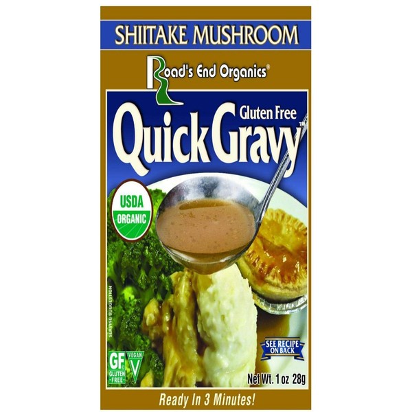 ROADS END ORGANICS Organic Gluten Free Shiitake Mushroom Gravy Mix, 1 OZ