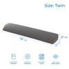 Nestl Bed Wedge Pillow for Headboard, Bed Gap Filler Twin