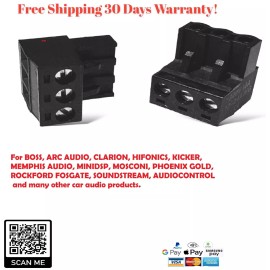 Hifonics 3-Pin Power Plug For SOUNDSTREAM,BO