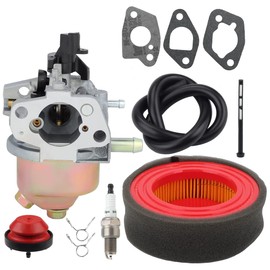 Hipa 951-05221 Carburetor kit for 21" 5.0 hp powermate Tiller for Yard Machines 140cc carb Troy-Bilt Cub-Cad Craftsman Bolens Remington Ryobi Yardman Yard-Machine With Air Filter