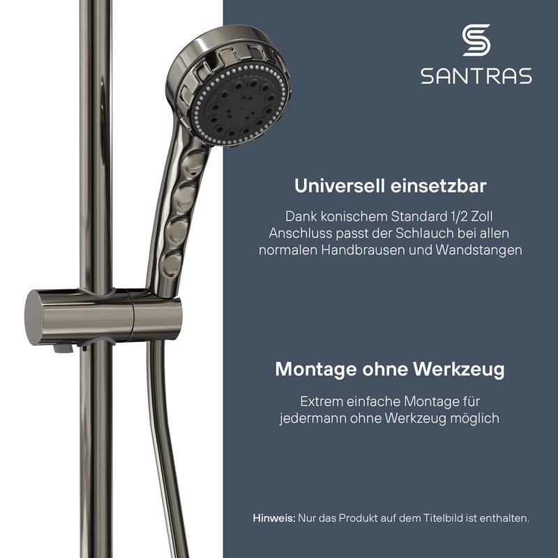 SANTRAS® Premium Aranja / Gold Shower Hose 1.50 m with