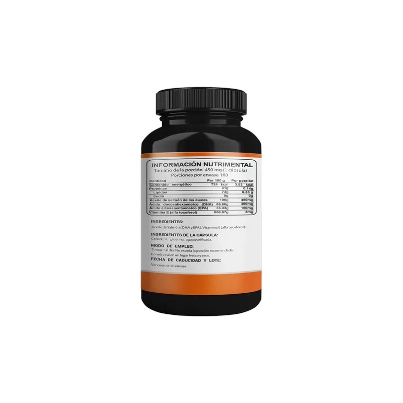 Omega 3 Alpha Labs Alta Potencia 180 Cap Aceite De