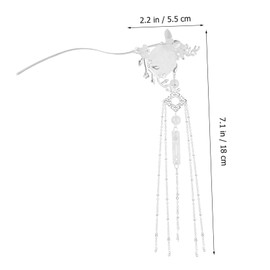 Beavorty Pcs Elegant Vintage Hairpin Retro Hair Clip Ancient Style Hair Stick Alloy Material