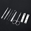 Etiquette Set, Grooming Set, Stainless Steel, Cutter, Nail File, Earpick
