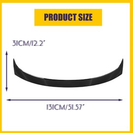 JHRISE Rear Spoiler Wing for 2018-2024 Toyota Camry LE SE XLE XSE TRD Hybrid Trunk Lid Duckbill ABS Rear Trunk Spoiler Glossy Black