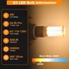 High Voltage 120V G4 LED Bulb Dimmable 5W 3000K Warm