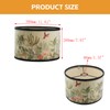 Mewutal Drum Lampshade Bird Pattern Chandelier Lamp Shade Removable Lamp
