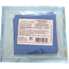 esteritam Campo Hendido Estéril 70x70 P/otorrino Y Anestesia C/10 Pzs