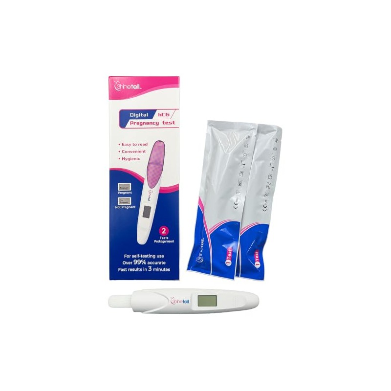 Digital Accurate Pregnancy Test (25miu), (1 Pack, 2 Tests)