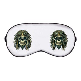 'Steampunk Skull with Dreadlocks' Sleep/Travel Eye Mask (EY00025929)