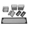 7pcs Mesh Desk Organizer Multi Functional Phone Holder Paperclip Storage