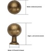 Asidrama 20 Pack Antique Brass Kitchen Cabinet Knobs Dresser Knobs