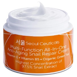 Unbranded Korean Skin Care 97.5% Snail Mucin Moisturizer Cream - K Beauty Snail Repair 2Oz