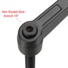 sourcing map M8 x 40mm Handle Adjustable Clamping Lever Thread