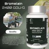 Bromelain 500mg | 2400 GDU/gram | Joint Support & Healthy