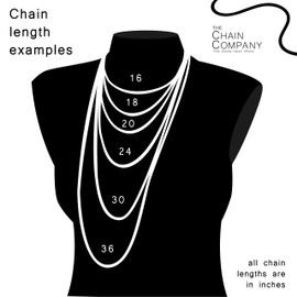 The Chain Company - Sterling Silver 24" Inch 1.5mm Thick Italian Curb Chain Necklace (24.00)