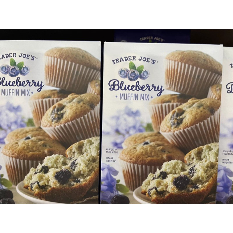 Trader Joe's 2 Packs Trader Joe's Blueberry Muffin Mix 18.1