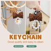 Sdopbinbin Leopard Print Bow Keychain for Purse Bag Accessories for