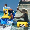 Qoolife Dry Bag Waterproof with Solar Bluetooth Speaker & Light
