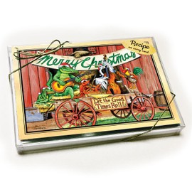 Louisiana - Tarjeta de Navidad con receta - Louisiana Christmas Hayride