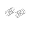 sourcingmap 1mmx12mmx20mm 304 Stainless Steel Compression Springs Silver Tone 10pcs