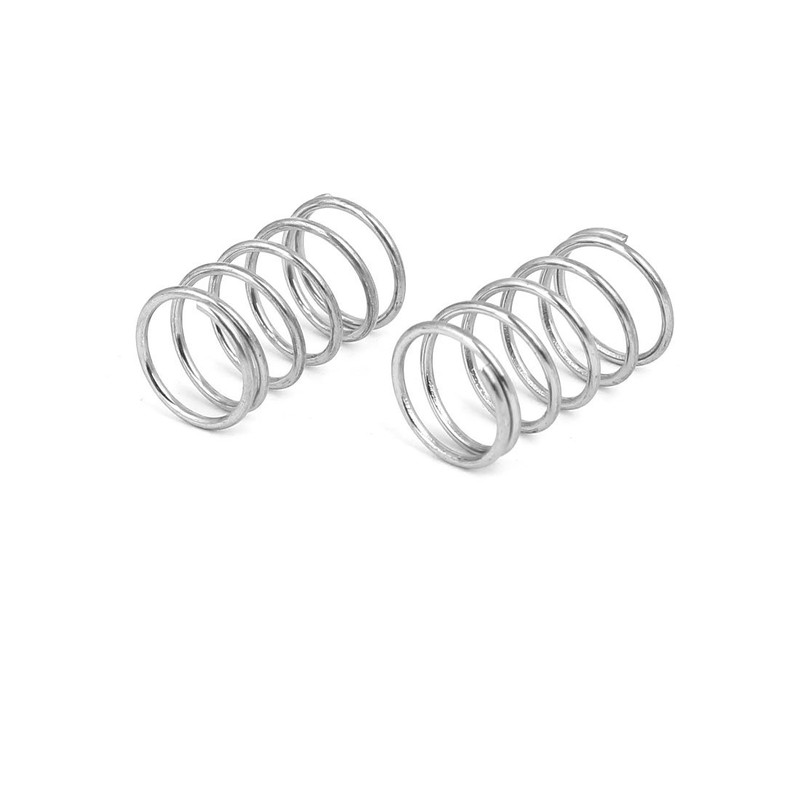 sourcingmap 1mmx12mmx20mm 304 Stainless Steel Compression Springs Silver Tone 10pcs