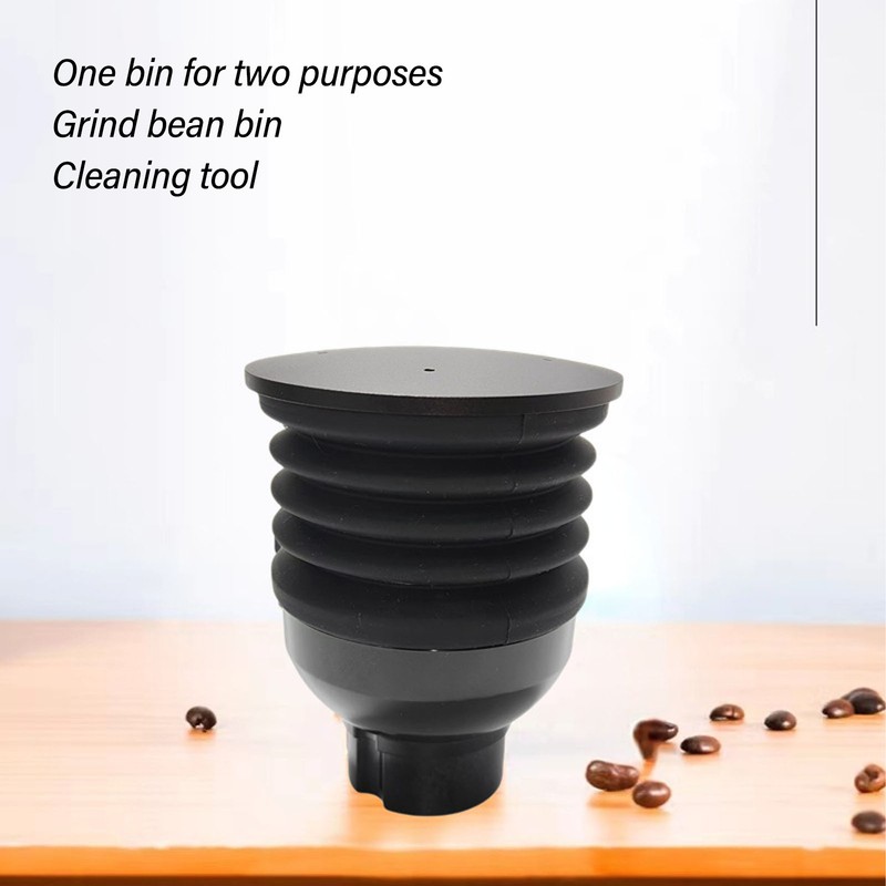 Single Dose Hopper with Bellow ABS Silicone Coffee Blowing Bean