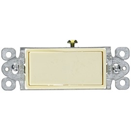 Morris 82063 Decorative Switch, 3 Way, 3 Poles, 15 Amp Current, 120V/277V, Almond