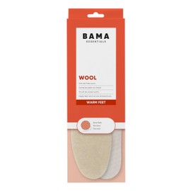 Bama Wool - Warm Comfort Insole Made of Pure Wool for Especially Cold Winter Days, Unisex Warmth Insole, for Solid Winter Shoes, 1 Pair - 40/41 EUR